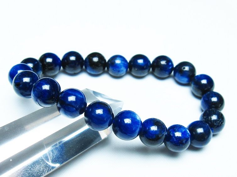 カイヤナイト ブレスレット 10mm 一点物 メール便可 [M便 1/10] 111-48058