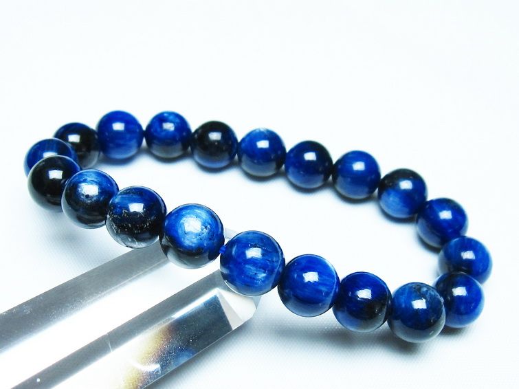 カイヤナイト ブレスレット 10mm 一点物 メール便可 [M便 1/10] 111-48059