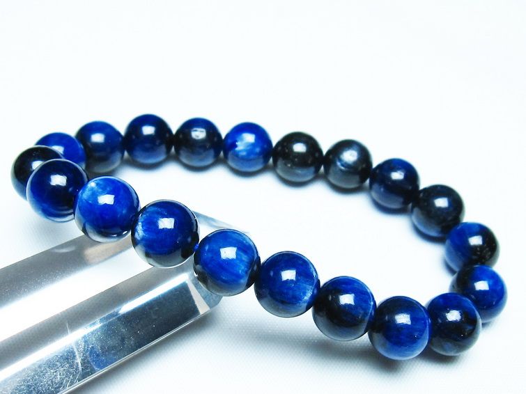 カイヤナイト ブレスレット 10mm 一点物 メール便可 [M便 1/10] 111-48064