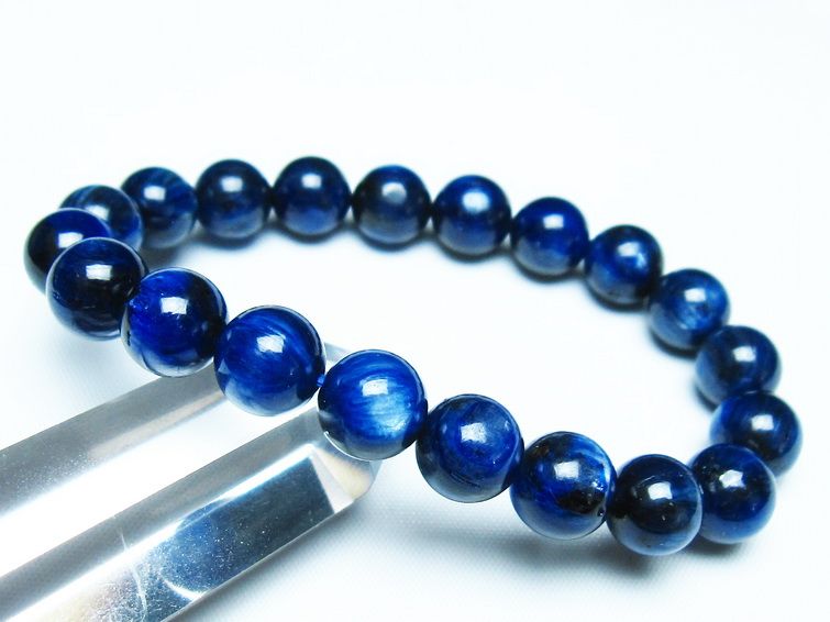 カイヤナイト ブレスレット 10mm 一点物 メール便可 [M便 1/10] 111-48067