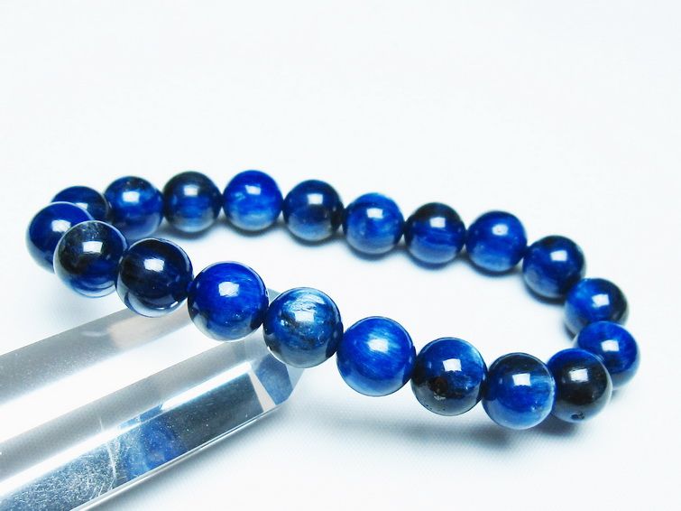 カイヤナイト ブレスレット 10mm 一点物 メール便可 [M便 1/10] 111-48069