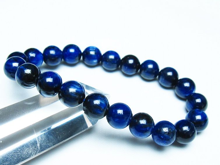 カイヤナイト ブレスレット 10mm 一点物 メール便可 [M便 1/10] 111-48070