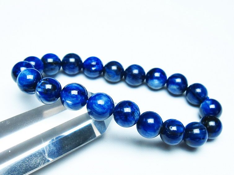 カイヤナイト ブレスレット 10mm 一点物 メール便可 [M便 1/10] 111-48072