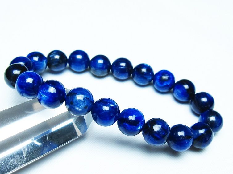カイヤナイト ブレスレット 10mm 一点物 メール便可 [M便 1/10] 111-48073