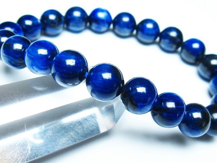 カイヤナイト ブレスレット 10mm 一点物 メール便可 [M便 1/10] 111-48075
