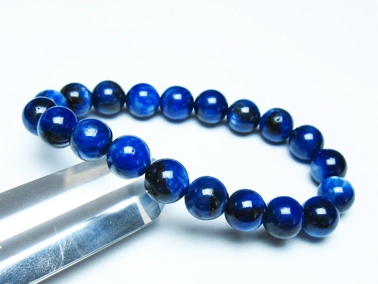 カイヤナイト ブレスレット 10mm 一点物 メール便可 [M便 1/10] 111-48078