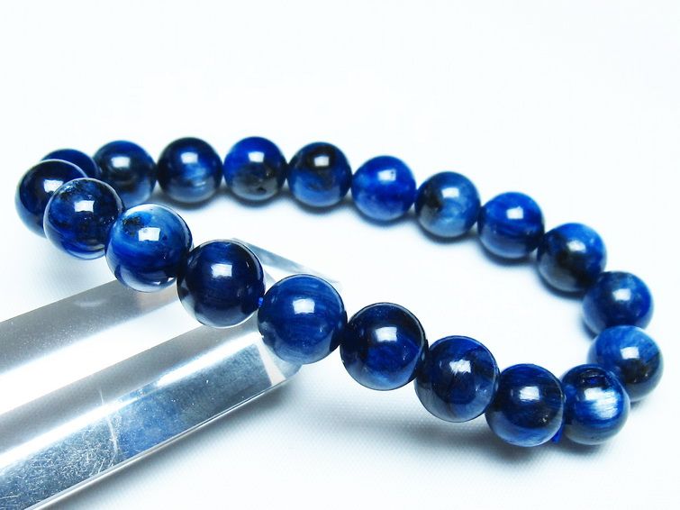 カイヤナイト ブレスレット 10mm 一点物 メール便可 [M便 1/10] 111-48080