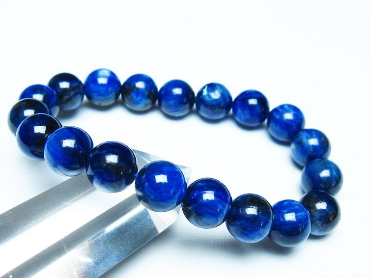 カイヤナイト ブレスレット 11mm 一点物 メール便可 [M便 1/10] 111-48090