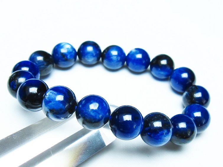 カイヤナイト ブレスレット 12mm 一点物 メール便可 [M便 1/10] 111-48102