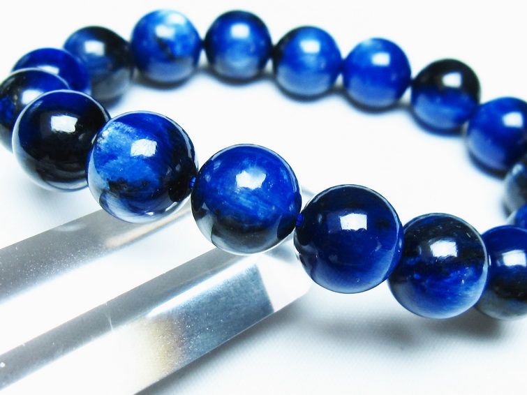 カイヤナイト ブレスレット 12mm 一点物 メール便可 [M便 1/10] 111-48102