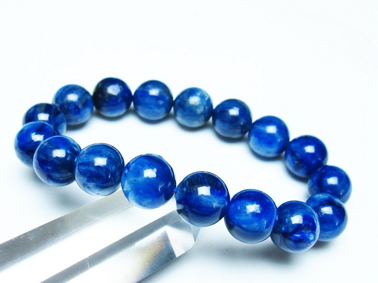 カイヤナイト ブレスレット 12mm 一点物 メール便可 [M便 1/10] 111-48107