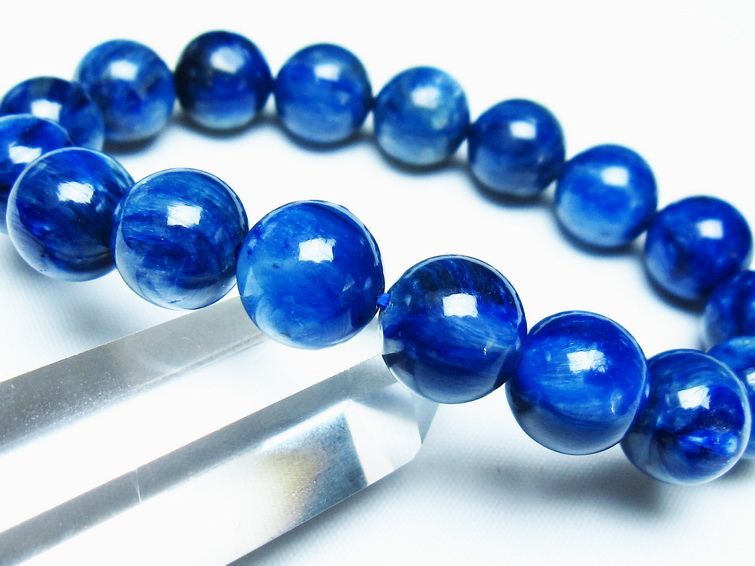 カイヤナイト ブレスレット 12mm 一点物 メール便可 [M便 1/10] 111-48107