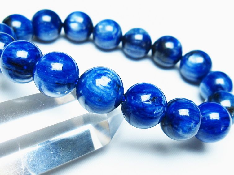 カイヤナイト ブレスレット 12mm 一点物 メール便可 [M便 1/10] 111-48110