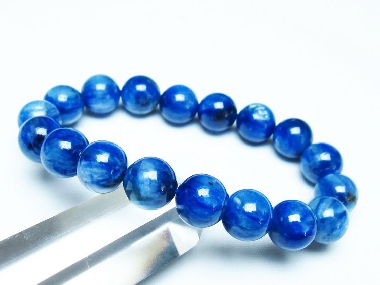 カイヤナイト ブレスレット 11mm 一点物 メール便可 [M便 1/10] 111-48112