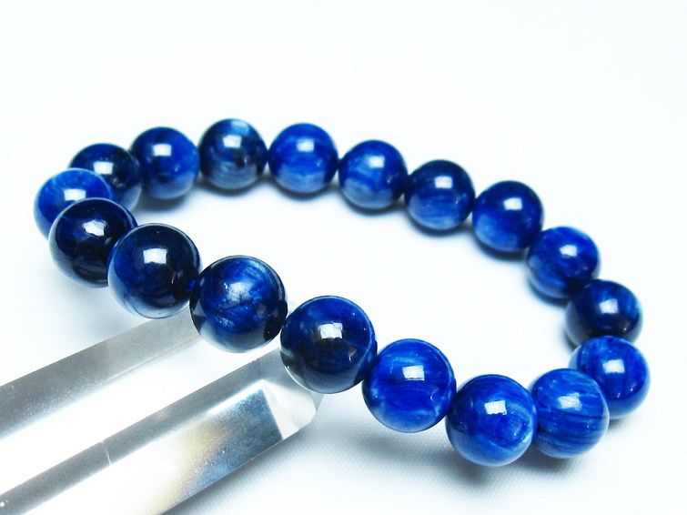 カイヤナイト ブレスレット 11mm 一点物 メール便可 [M便 1/10] 111-48113