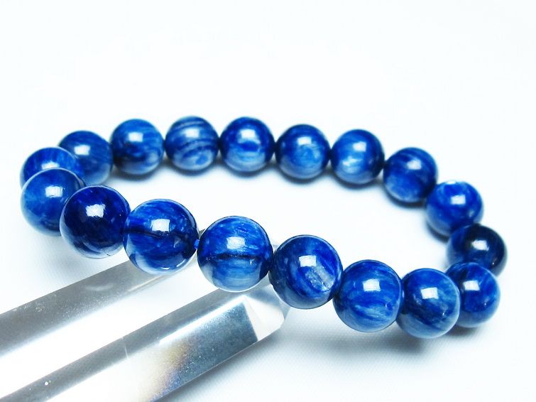 カイヤナイト ブレスレット 11mm 一点物 メール便可 [M便 1/10] 111-48116