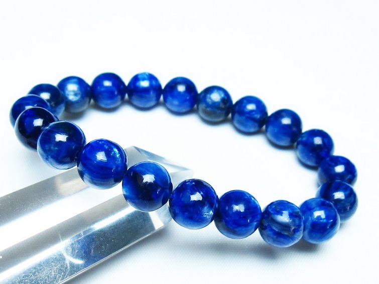 カイヤナイト ブレスレット 10mm 一点物 メール便可 [M便 1/10] 111-48129