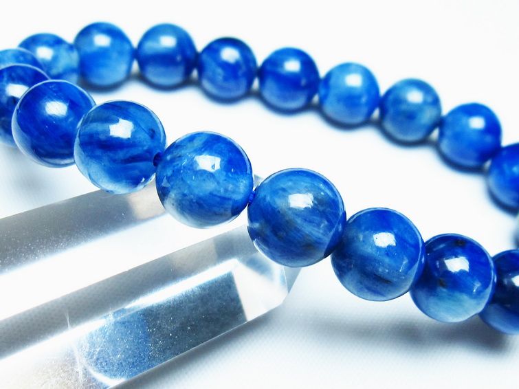 カイヤナイト ブレスレット 10mm 一点物 メール便可 [M便 1/10] 111-48132