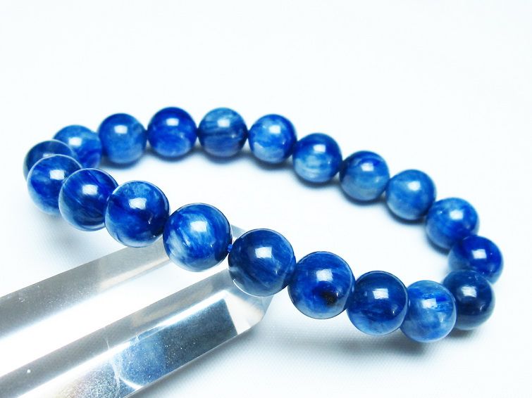 カイヤナイト ブレスレット 10mm 一点物 メール便可 [M便 1/10] 111-48134