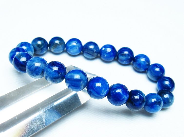 カイヤナイト ブレスレット 10mm 一点物 メール便可 [M便 1/10] 111-48135