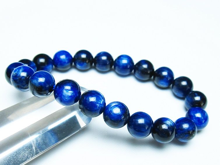 カイヤナイト ブレスレット 10mm 一点物 メール便可 [M便 1/10] 111-48136