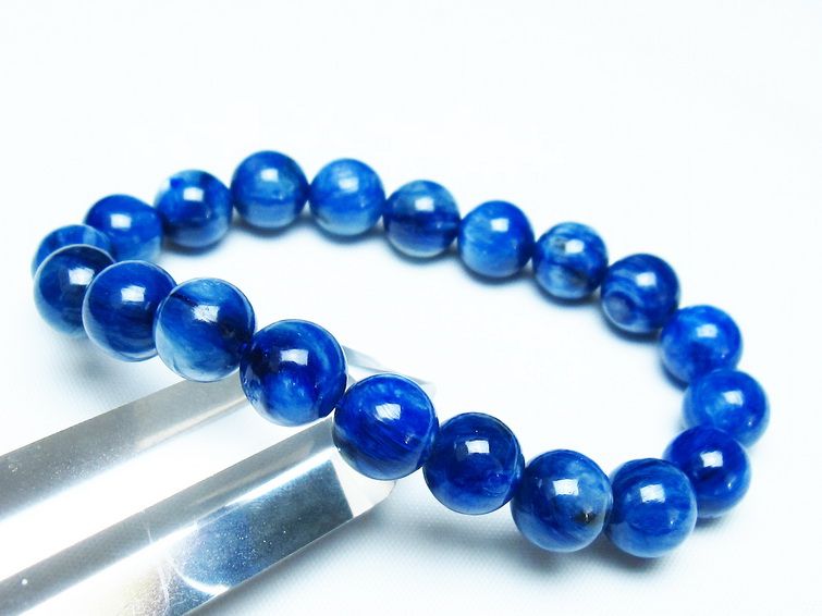 カイヤナイト ブレスレット 10mm 一点物 メール便可 [M便 1/10] 111-48138
