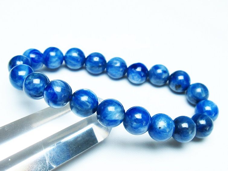 カイヤナイト ブレスレット 10mm 一点物 メール便可 [M便 1/10] 111-48139