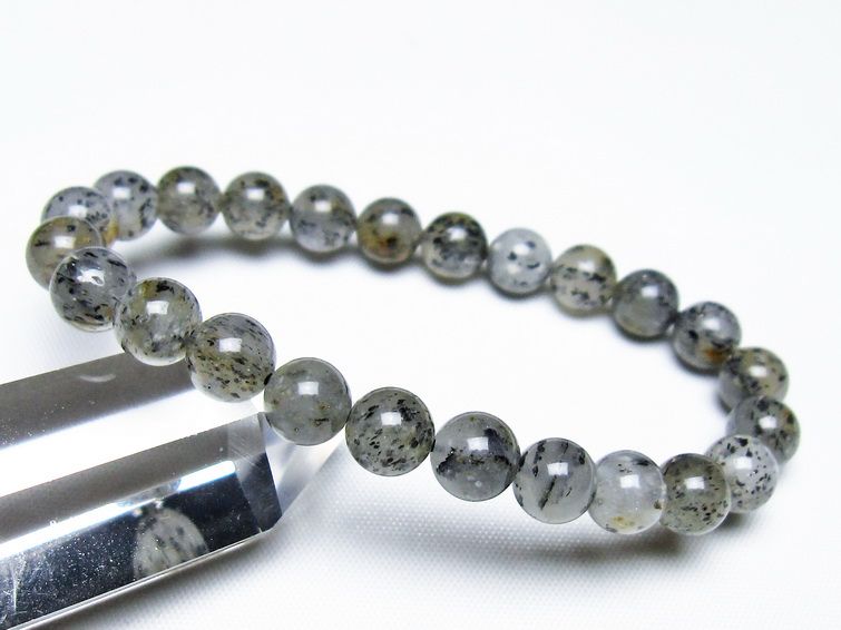 バイオタイトインクォーツ ブレスレット 8mm 一点物 メール便可 [M便 1/10] 111-48149
