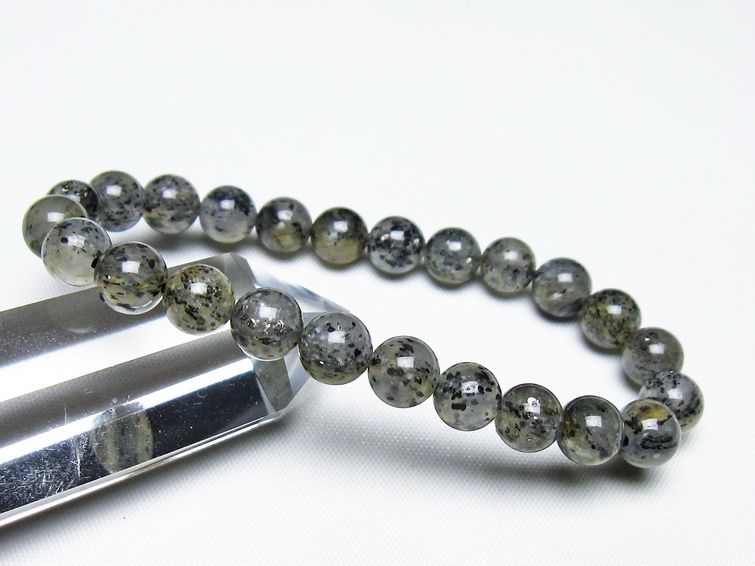 バイオタイトインクォーツ ブレスレット 8mm 一点物 メール便可 [M便 1/10] 111-48192