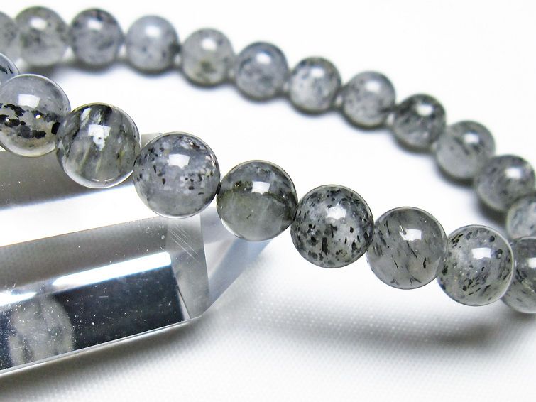 バイオタイトインクォーツ ブレスレット 8mm 一点物 メール便可 [M便 1/10] 111-48210