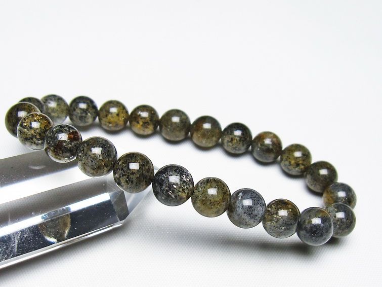 バイオタイトインクォーツ ブレスレット 8mm 一点物 メール便可 [M便 1/10] 111-48254