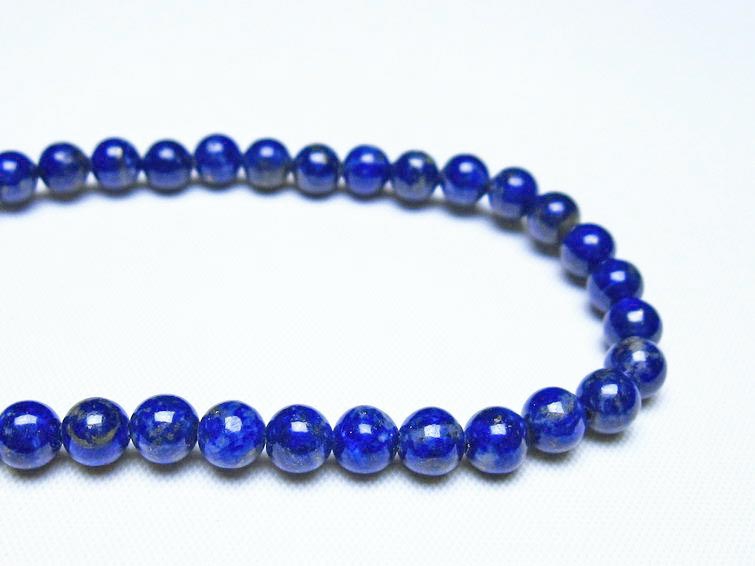 ラピスラズリ ブレスレット 5mm 一点物 メール便可 [M便 1/10] 111-48261
