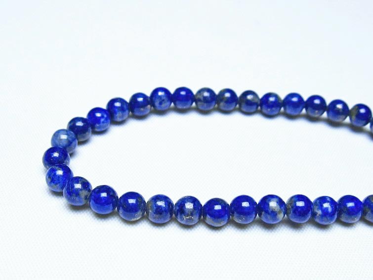 ラピスラズリ ブレスレット 5mm 一点物 メール便可 [M便 1/10] 111-48262