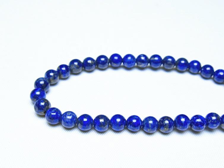 ラピスラズリ ブレスレット 5mm 一点物 メール便可 [M便 1/10] 111-48264