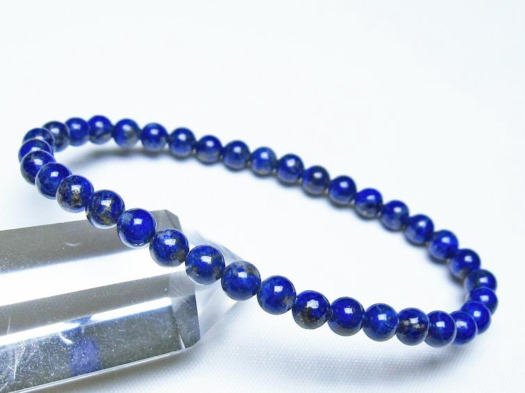 ラピスラズリ ブレスレット 5mm 一点物 メール便可 [M便 1/10] 111-48267