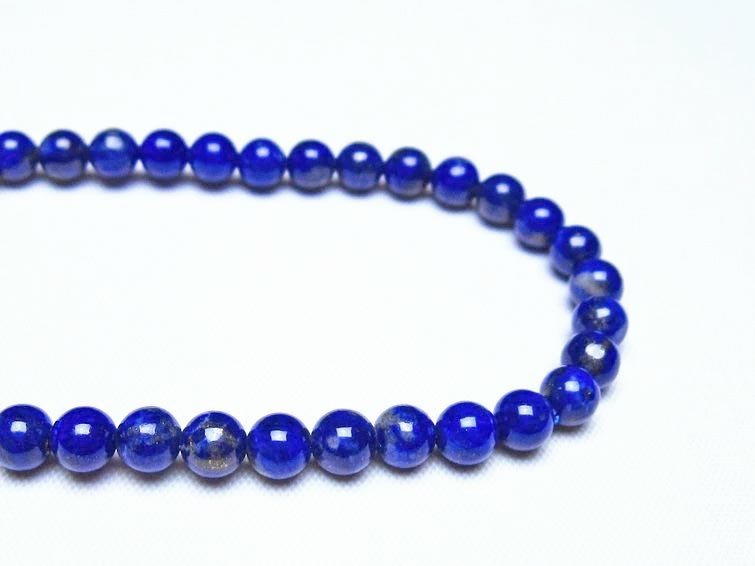 ラピスラズリ ブレスレット 5mm 一点物 メール便可 [M便 1/10] 111-48268