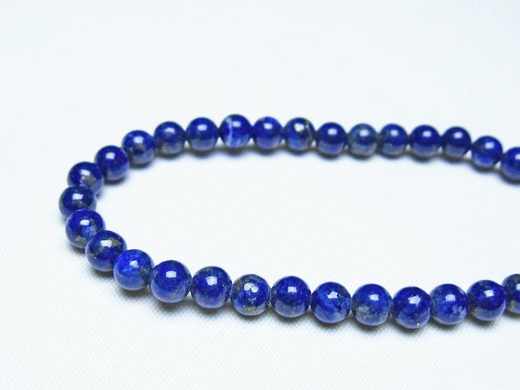 ラピスラズリ ブレスレット 5mm 一点物 メール便可 [M便 1/10] 111-48276