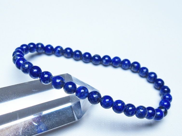 ラピスラズリ ブレスレット 5mm 一点物 メール便可 [M便 1/10] 111-48279 【sold out】