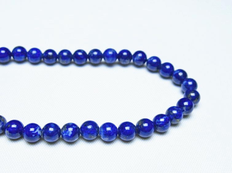 ラピスラズリ ブレスレット 5mm 一点物 メール便可 [M便 1/10] 111-48281
