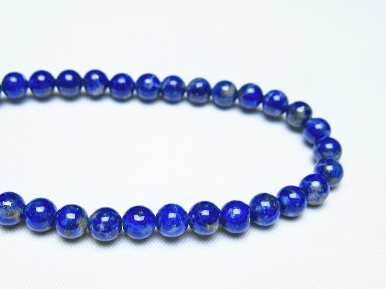 ラピスラズリ ブレスレット 5mm 一点物 メール便可 [M便 1/10] 111-48283