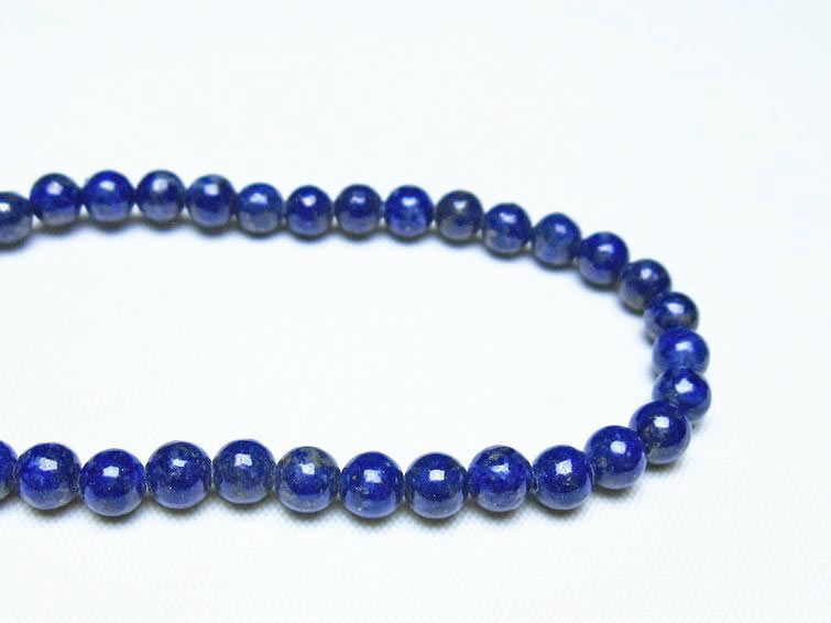 ラピスラズリ ブレスレット 5mm 一点物 メール便可 [M便 1/10] 111-48285