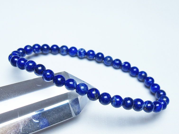 ラピスラズリ ブレスレット 5mm 一点物 メール便可 [M便 1/10] 111-48287 [sold out]