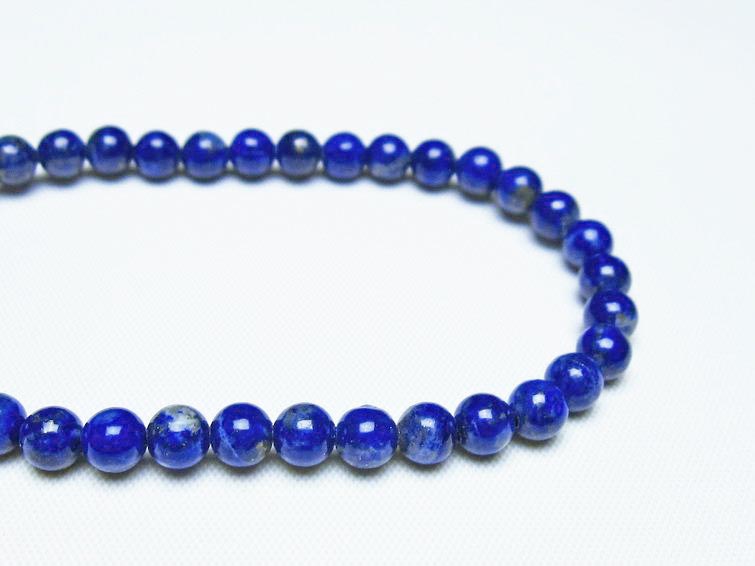 ラピスラズリ ブレスレット 5mm 一点物 メール便可 [M便 1/10] 111-48288