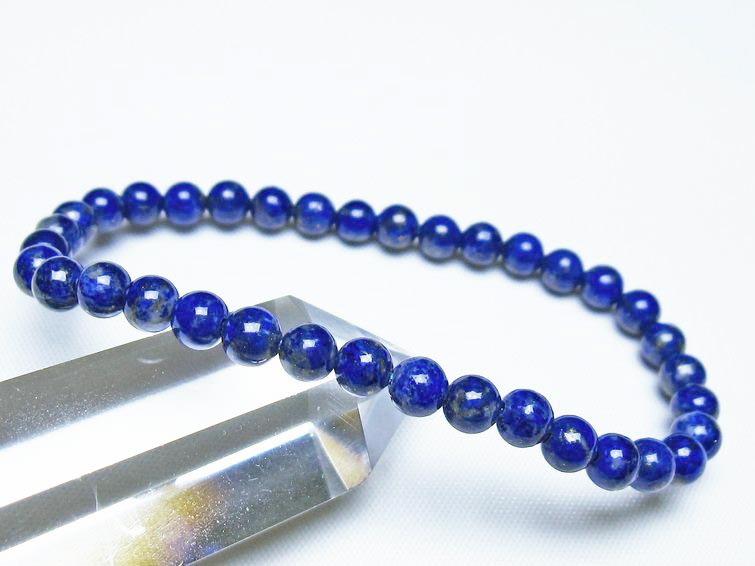 ラピスラズリ ブレスレット 5mm 一点物 メール便可 [M便 1/10] 111-48289