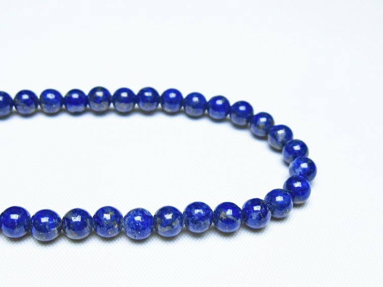 ラピスラズリ ブレスレット 5mm 一点物 メール便可 [M便 1/10] 111-48289
