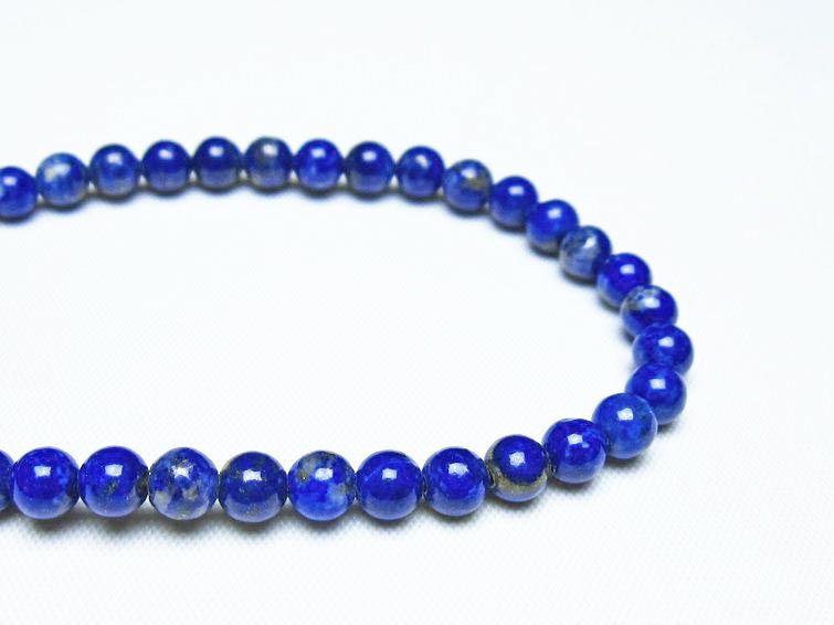 ラピスラズリ ブレスレット 5mm 一点物 メール便可 [M便 1/10] 111-48291