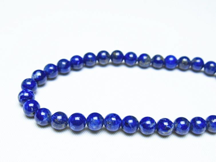 ラピスラズリ ブレスレット 5mm 一点物 メール便可 [M便 1/10] 111-48293