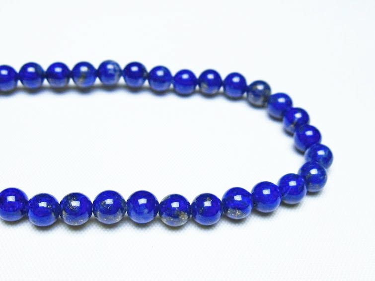 ラピスラズリ ブレスレット 5mm 一点物 メール便可 [M便 1/10] 111-48295