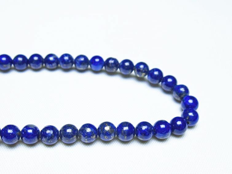 ラピスラズリ ブレスレット 5mm 一点物 メール便可 [M便 1/10] 111-48296