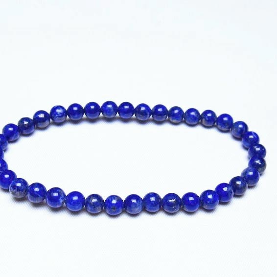ラピスラズリ ブレスレット 5mm 一点物 メール便可 [M便 1/10] 111-48300